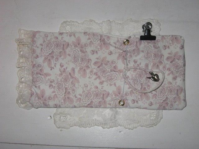 Porte Carnet A6 - Baby Pink Shabby Chic