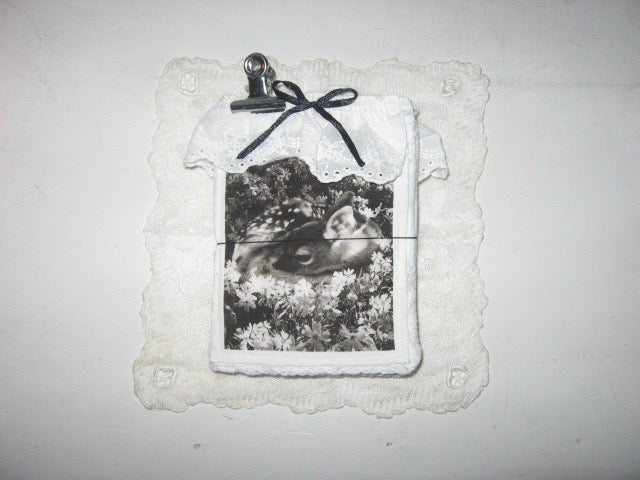 Porte Carnet A6 - Sleepy Black Fawn
